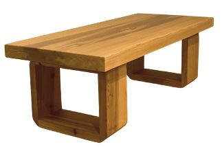 Red Cedar Base & Block Table
