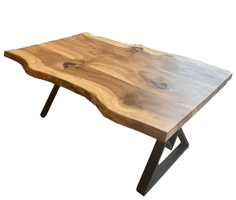 Live Edge Tulip Dining Table